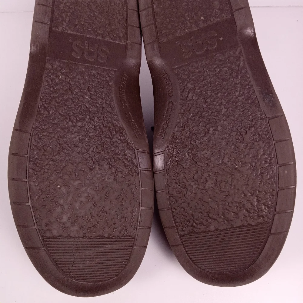 SAS Mens 'Bout Time Lace Up Orthopedic Walking Loafers Mulch Brown Size 11
